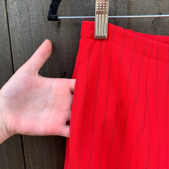 EUC Pendleton Pinstriped Red Trousers Size 6 - Picture 7 of 8